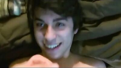 Gay Twink Facial Explosion - Bareback Amateur Action