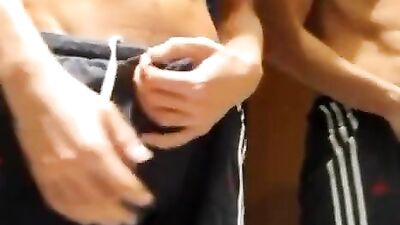 Double-Handed Delight: Cum Shots Web Cam Solo