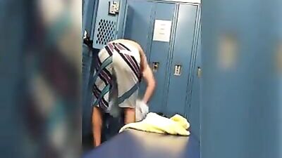 Dirty Dry-Off: Amateur Fun in the Changing Room!