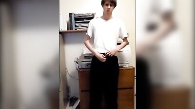 Skinny Twink Cum Shot Violation