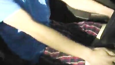 Car Fun Revisited - Jacking off solo in the car!