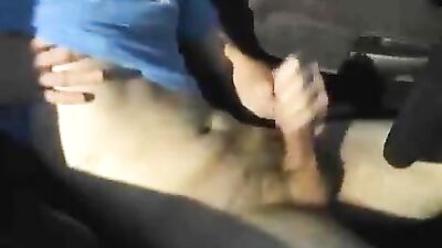 Car Fun Revisited - Jacking off solo in the car!