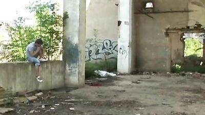 Young studs bareback under the bridge!