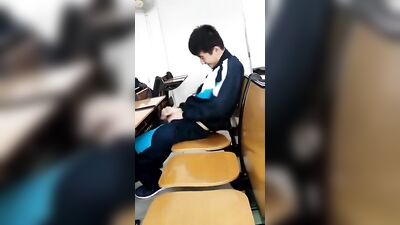 Asian Students Get Naughty in Class: Goofing off in Fun!