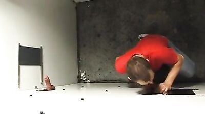 Glory Hole Frenzy: Cum Shots and Oral Delights!