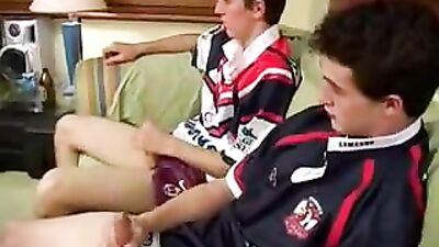 Sex with Friends and a Rubber Doll: Bareback Cum Shots Fun!