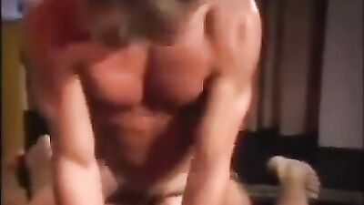 Vintage Jock Fun - Action Bareback Vintage!