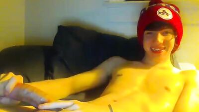 Gay Porn Home Alone Solo Birthday Cum!