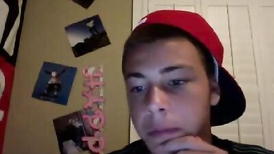 Young Red Cap Web-Cam Solo - Exploring Eroticism!