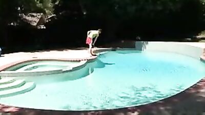 Step Daddy Gets His Step Sons Pool Boy!