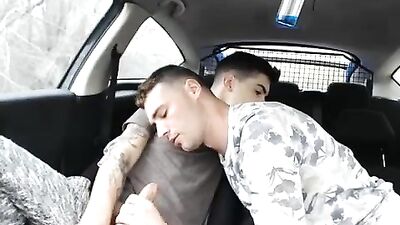 Cam in the Car: Amateur Cum Shots and Handjobs - A Gay Porn Video Adventure