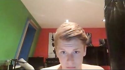 Boxing Blond: Amateur Cum Shots Solo - A Gay Porn Experience