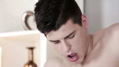 Barebacking the New Blond Guy: Action Bareback Ass Play