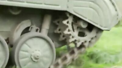 Horny Tank Crew Action Bareback Group Sex: Heat Up the Battlefield!