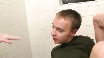 Gay Porn: Shower Business with Cumshots Amateurs - A new take on the classic!