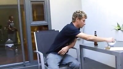 Alans Unexpected Adventure: Amateur Blond Boys Ass Play!