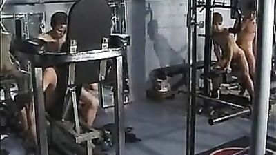 Sweat, Seduction and Sex in the Basement Gym! - Bareback Action!