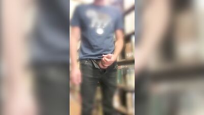 Library Lust: Amateur Cum Shots & Handjobs