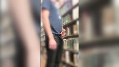 Library Lust: Amateur Cum Shots & Handjobs