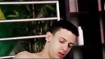 Gay Soccer Bareback Threesome: Action Group Sex