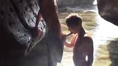 Beach Sucking 2: Double Penetration on the Sand!