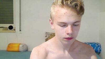 Supercute blond twink gay porn tube