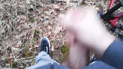 Wanking in the woods teen gay porn boy