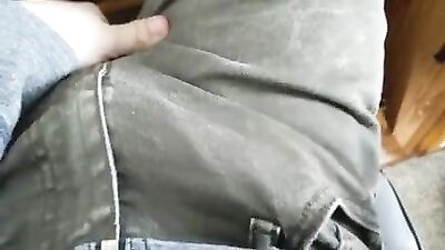 Cumming in my jeans