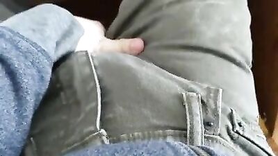 Cumming in my jeans