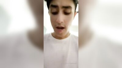 Teen Gay Teen Porn Blows Load in Mouth and Shares His Load on Cam