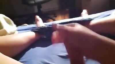 Teen gay porn boy wanking his big cock