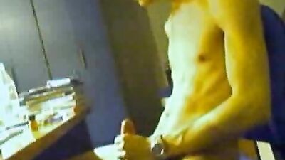 Unloading his squeezed balls boys porn