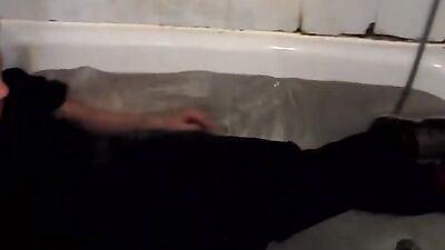 Bathtub Clothed Teen Are You Not Entertained?