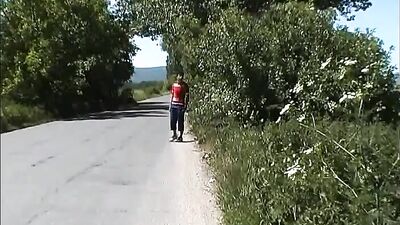 A sympathetic hitch-hiker gay twinks sex