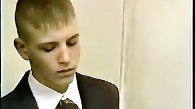 Spanked School & Home - Fetish Blond Boys Ass Play!