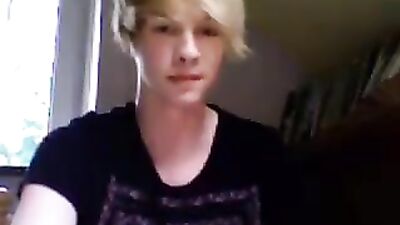 Blonde Boy Fun First-Time Handjob