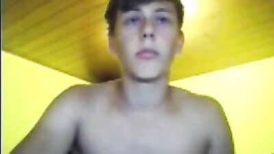 Stiffy Stroked Teen Gorgeous: Web-Cam Solo Gay Porn Video!