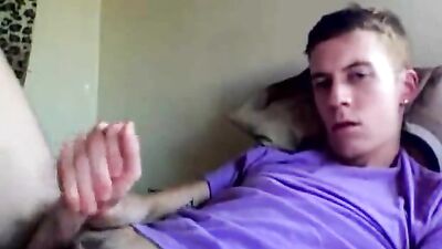 My Purple Shirt Handjob Amateur Cum: A Gay Porn Experience