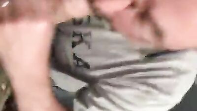 Three times In Mouth (Amature Fun Father and Step Son) - Older makes younger cum 3 times in mouth!