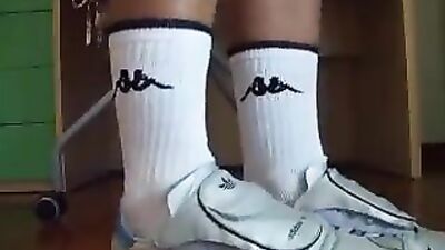 Shoe Fetish - Adidas Socks & Foot Worship