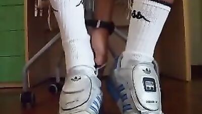 Shoe Fetish - Adidas Socks & Foot Worship