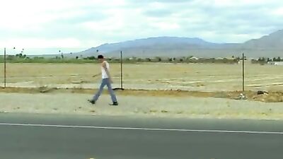 The Hitchhikers Guide to Gay Porn Action Fun - The Cute Hitchhiker!