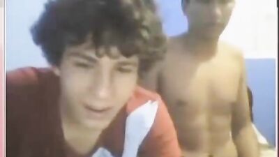 Brazilian Frat Boy Web-Cam Straight Friends Heat Up The Bedroom!