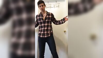 Asian Muscle Twink tease