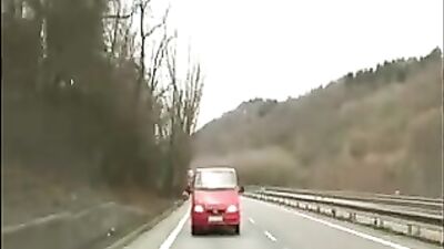 Car Hitchhiking Ride: Double Penetration Action