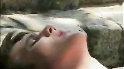 Outdoor 3some Action: Friends Bareback Group Sex