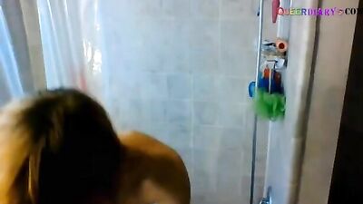 Blond Web-Cam Boy in the Shower!
