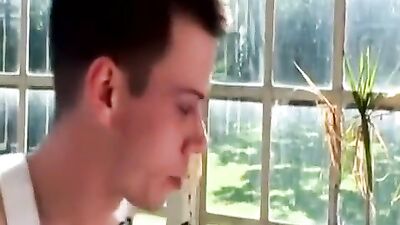 Action Bareback Ass Play: Half Day Painters - A Gay Porn Video Adventure