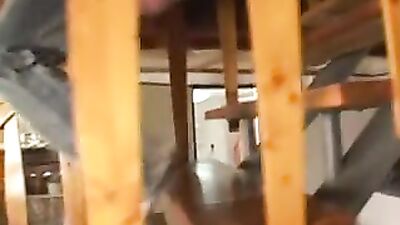 Stairway to Pleasure: Action Cum Shots Big Cocks - It started on the stairs!