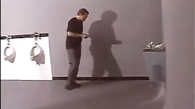 Glory Holes & Cum Shots Public Crapper Orgy!